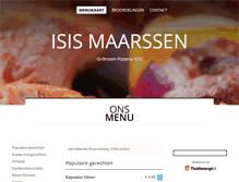Tablet Screenshot of isis-maarssen.nl
